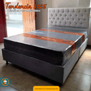 Combo : Base + Espaldar + Colchon Modelo: basic-32