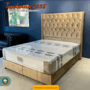 Combo : Base + Espaldar + Colchon Modelo: basic-28