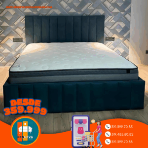 Combo : Base + Espaldar + Colchon Modelo: basic-27