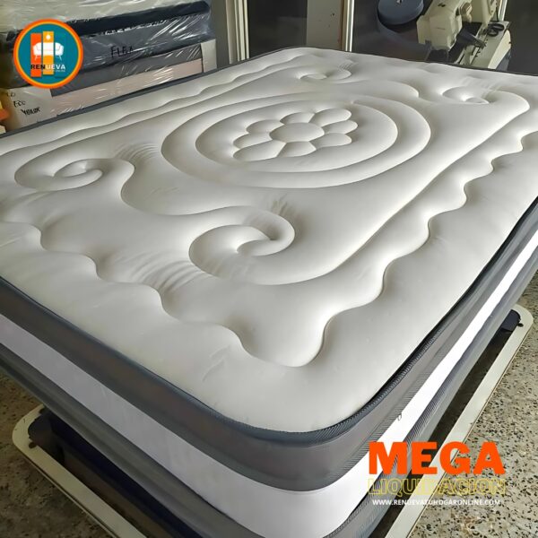 Pillow Top 3D Semi Ortopedico de 40 cm de grueso