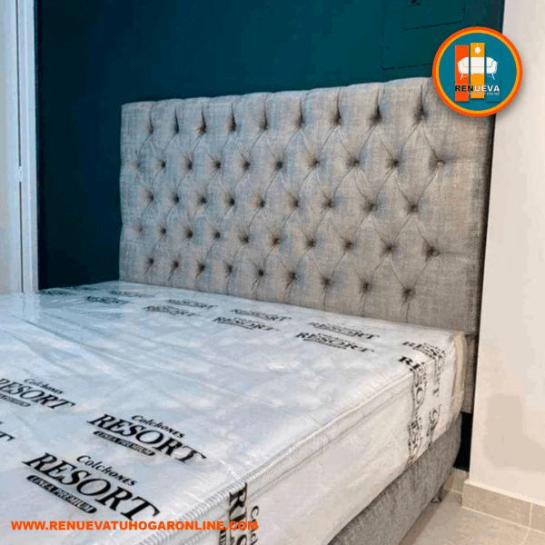 Combo : Base + Espaldar + Colchon Modelo: basic-40