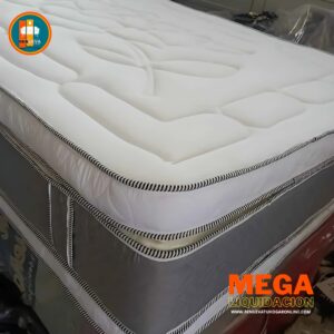 Pillow Top 3D Semi Ortopedico de 40 cm de grueso