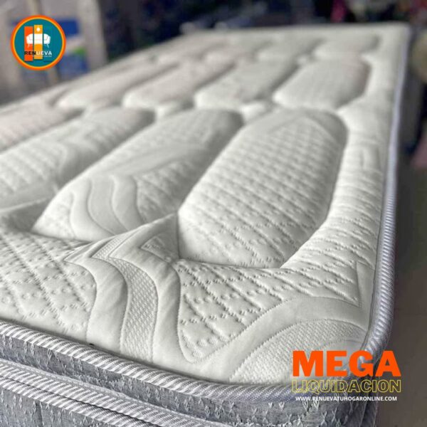 Pillow Top 3D Semi Ortopedico de 40 cm de grueso