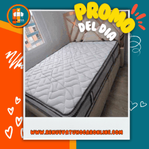 🛏️ Base cama y Espaldar con Espejo/Vidrio – Alta Gama