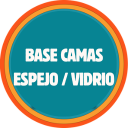 BASE CAMA CON ESPEJO / VIDRIO ALTA GAMA