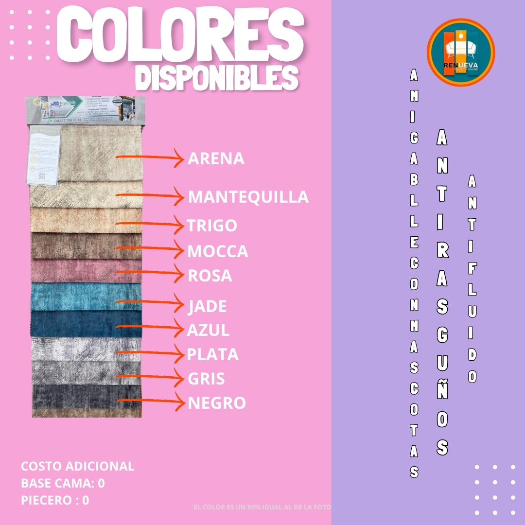 Base Cama con Espejo / Vidrio 140×190 (Doble) Personalizable - Image 10