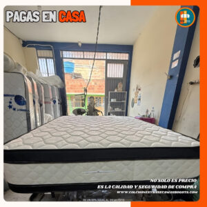 COLCHÓN PILLOW TOP BÁSICO GROSOR 35 CM | Medida 140×190 (Doble)