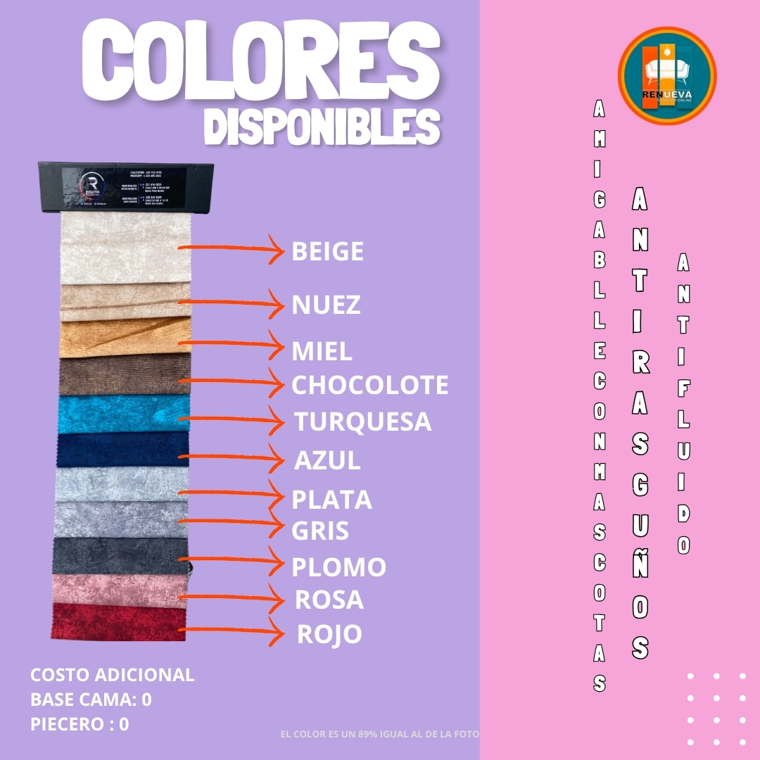 Base Cama con Espejo / Vidrio 140×190 (Doble) Personalizable - Image 19