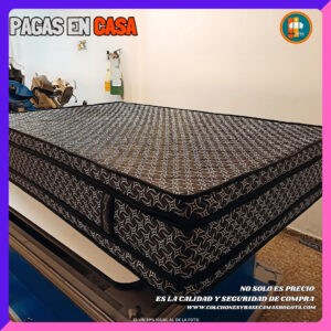 COLCHÓN PILLOW TOP BÁSICO GROSOR 35 CM | Medida 140×190 (Doble)