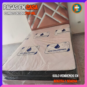 Base Cama con Espejo / Vidrio 140x190 (Doble) Personalizable