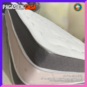 COLCHÓN PILLOW TOP BÁSICO GROSOR 35 CM | Medida 140×190 (Doble)