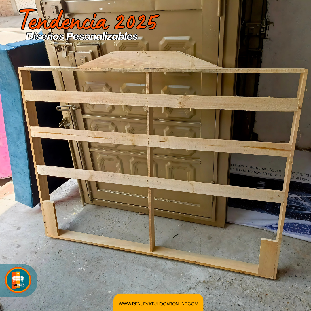 Base Cama con Espejo / Vidrio 140×190 (Doble) Personalizable - Image 5