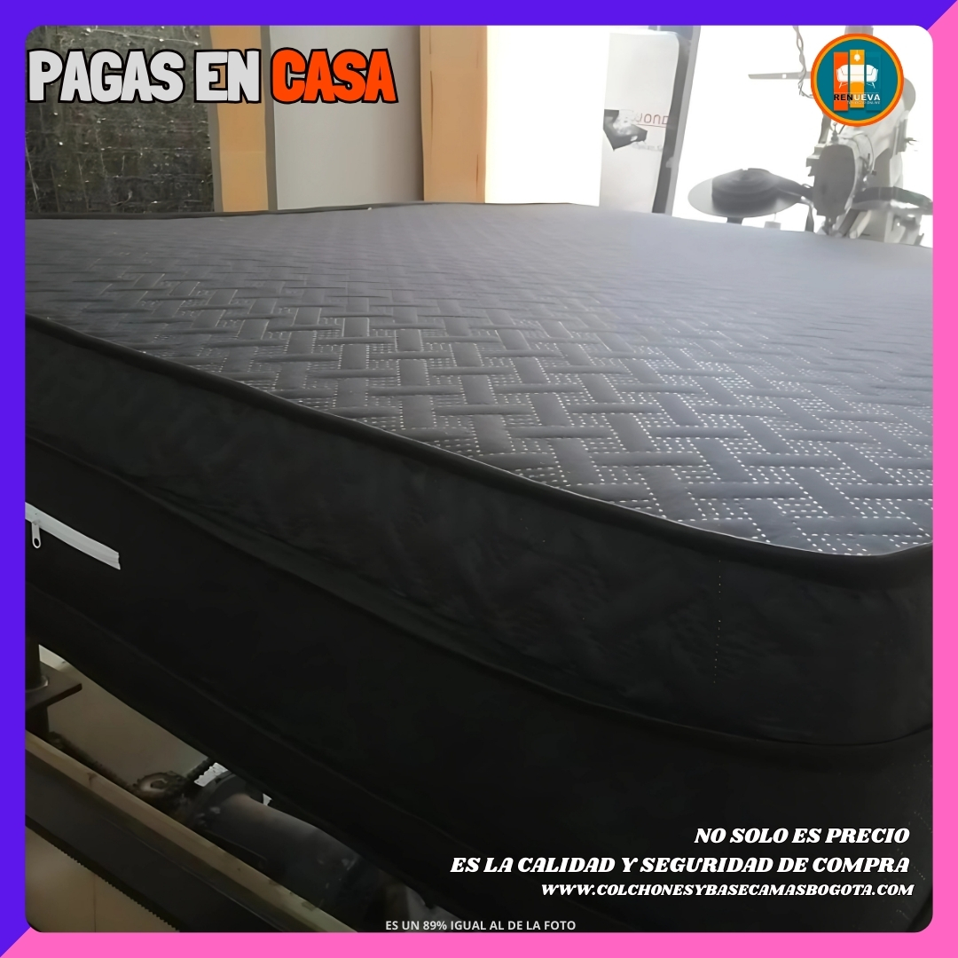 COLCHÓN PILLOW TOP BÁSICO GROSOR 35 CM | Medida 140×190 (Doble)