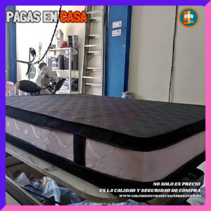 COLCHÓN PILLOW TOP BÁSICO GROSOR 35 CM | Medida 140×190 (Doble)