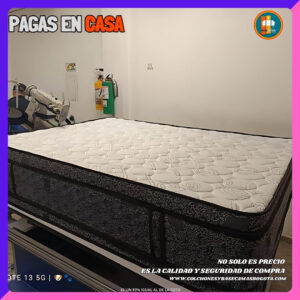 COLCHÓN PILLOW TOP BÁSICO GROSOR 35 CM | Medida 140×190 (Doble)