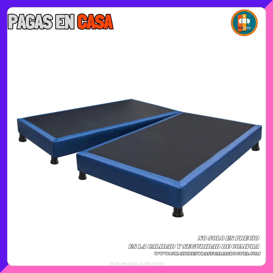 Base Cama con Espejo / Vidrio 140×190 (Doble) Personalizable - Image 3