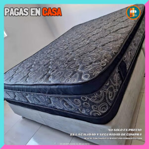 COLCHÓN PILLOW TOP BÁSICO GROSOR 35 CM | Medida 140×190 (Doble)