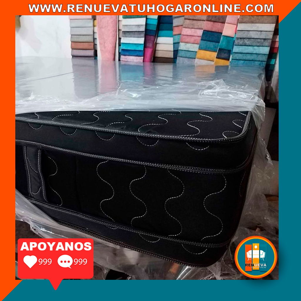 COLCHÓN PILLOW TOP BÁSICO GROSOR 35 CM | Medida 140×190 (Doble)