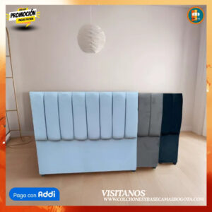 COMBO BÁSICO EN REMATE – Base Dividida + Espaldar + Colchón Semi Ortopédico 25 cm | Medida 140×190 (Doble)