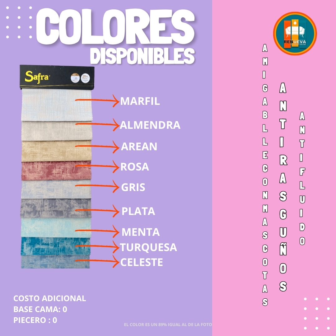 Base Cama con Espejo / Vidrio 140×190 (Doble) Personalizable - Image 7