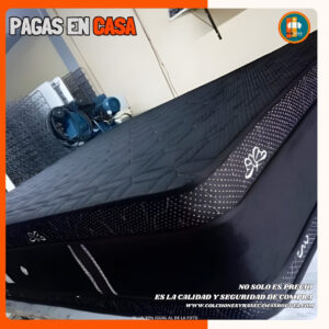 COLCHÓN PILLOW TOP BÁSICO GROSOR 35 CM | Medida 140×190 (Doble)